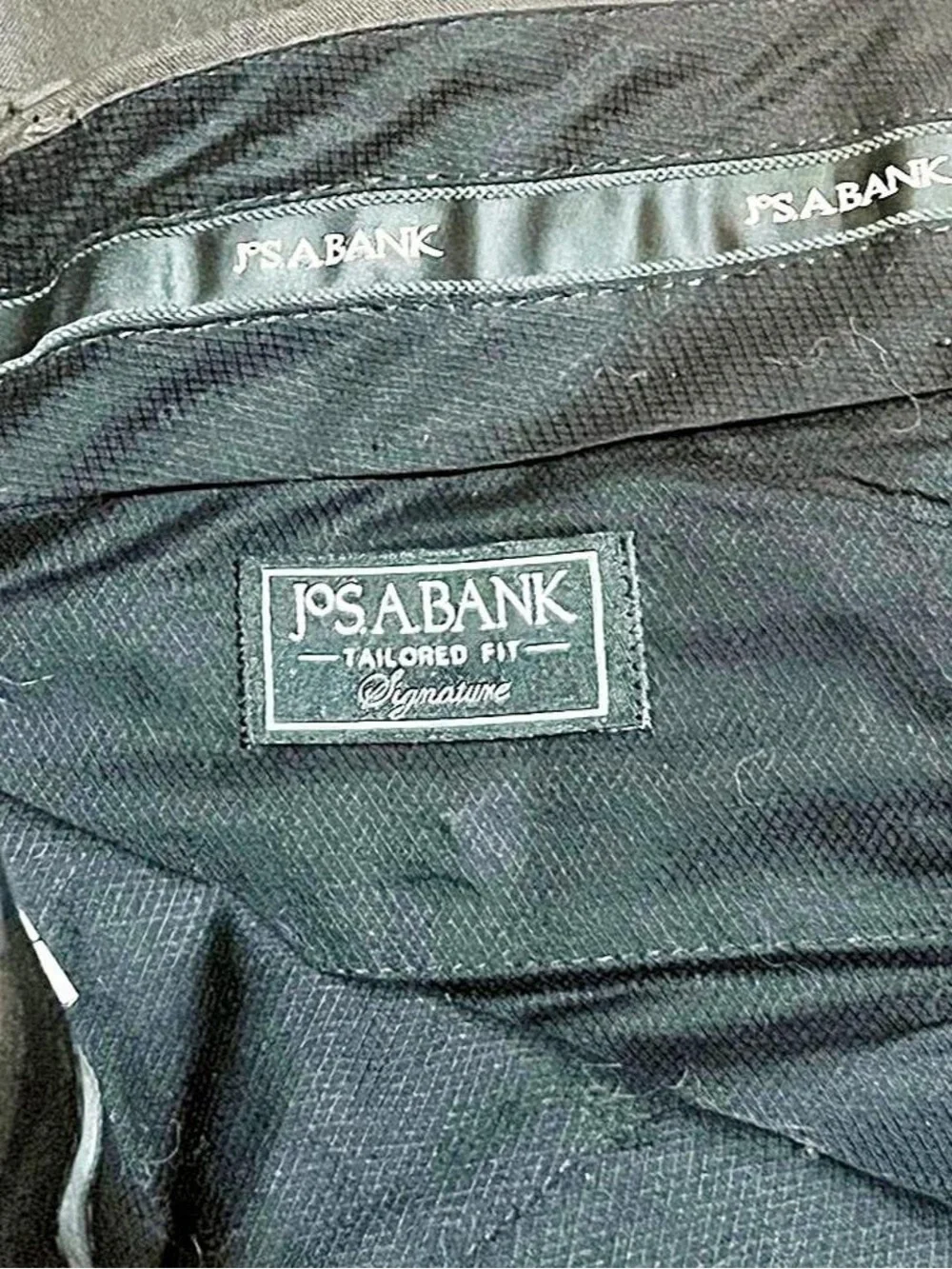 Jos. A. Bank Signature Collection Men’s Black Dress Pants 35R Tailored Fit